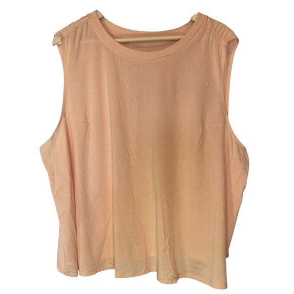All‎ In Motion Women's Peach Sleeveless Tank Top Athleisure Casual - Picture 1 of 9
